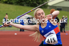 Womens under-20s javelin, 2022 Northern Senior and Under-20 Champs., Wavertree Athletics Centre, Liverpool. Photo: David T. Hewitson/Sports for All Pics
